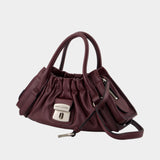The Small Satchel Shoulder Bag - Marc Jacobs - Leather - Purple
