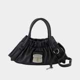 The Small Satchel Shoulder Bag - Marc Jacobs - Leather - Black