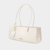 The Mirror Satchel Shoulder Bag - Marc Jacobs - Leather - White