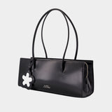 The Mirror Satchel Shoulder Bag - Marc Jacobs - Leather - Black