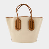 The Tote Shoulder Bag - Marc Jacobs - Cotton - Beige