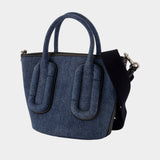 The Small Tote Shopper Bag - Marc Jacobs - Cotton - Blue