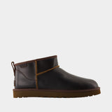 Ultra Mini Classic Boots - UGG - Leather - Brown