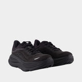 W Bondi 9 Sneakers - Hoka - Mesh - Black