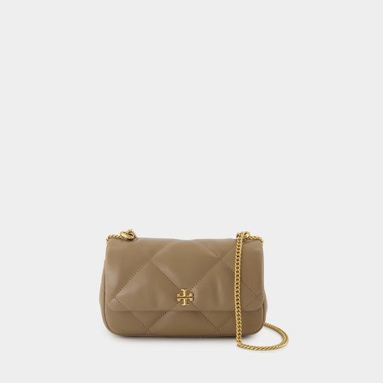 Kira Diamond Mini Bag - Tory Burch - Leather - Beige