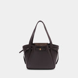 Romy Shopper Bag - Tory Burch - Leather - Brown