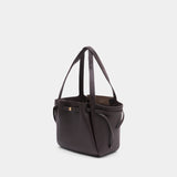 Romy Shopper Bag - Tory Burch - Leather - Brown