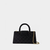 Fleming Shoulder Bag - Tory Burch - Leather - Black