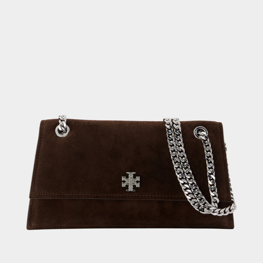 Turnlock Shoulder Bag - Tory Burch - Leather - Brown