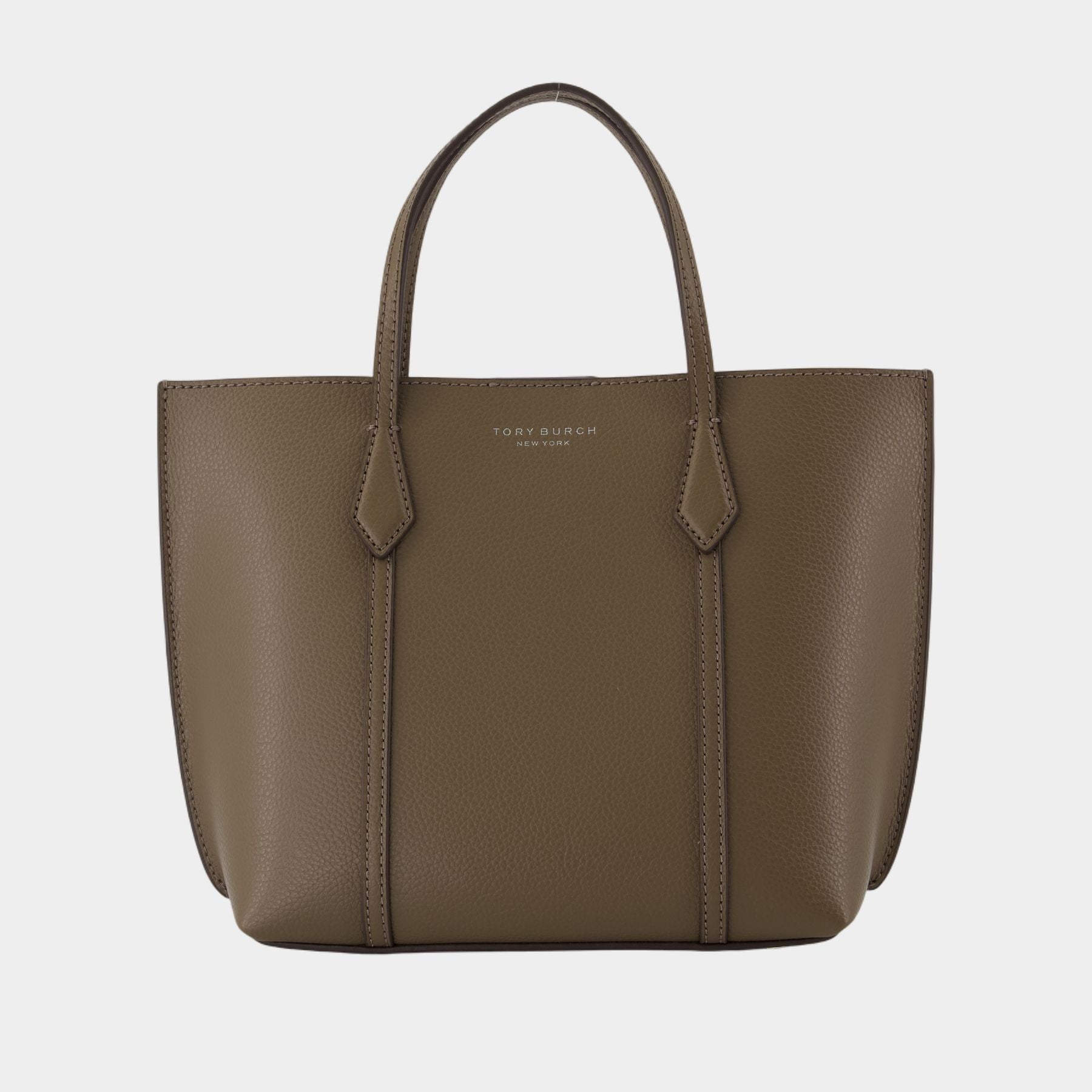 トートバッグ Tory Burch Perry Shopper Bag - Tory Burch - Leather - Khaki Tory Burch Perry Leather Shopper Tote Bag | Neiman Marcus