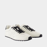 Travel Sneakers - Tory Burch - Leather - White