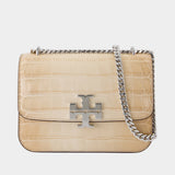Eleanor Small Convertible Shoulder Bag - Tory Burch - Leather - Beige