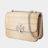 Eleanor Small Convertible Shoulder Bag - Tory Burch - Leather - Beige