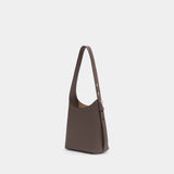 Romy Small Hobo Shoulder Bag - Tory Burch - Leather - Taupe