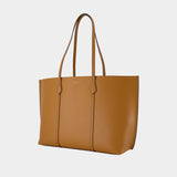Perry Shopper Bag - Tory Burch - Leather - Brown