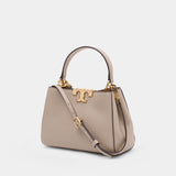 Eleanor Mini Satchel Purse - Tory Burch - Leather - White