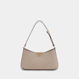 Eleanor Slim Shoulder Bag - Tory Burch - Leather - Beige
