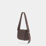 Romy Small Shoulder Bag - Tory Burch - Leather - Taupe