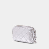 Fleming Crossbody - Tory Burch - Leather - Silver
