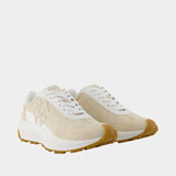 Trainer Sneakers - Tory Burch - Leather - White