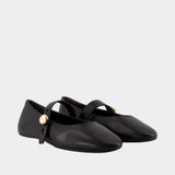 Romy Mary Janes - Tory Burch - Leather - Black