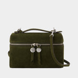 Romy Slim Top Handle Purse - Tory Burch - Leather - Green