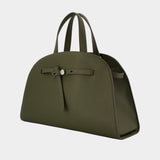 Romy Bauletto Handbag - Tory Burch - Leather - Khaki