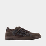 Skel Top Low Sneakers - Amiri - Leather - Brown