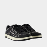 Skel Top Low Sneakers - Amiri - Leather - Black