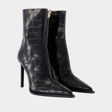 MA Stiletto Ankle Boots - Amiri - Leather - Black