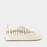Tie Dye Court Low Sneakers - Amiri - Cotton - Ivory
