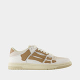 Skel Top Low Sneakers - Amiri - Leather - Brown