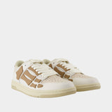 Skel Top Low Sneakers - Amiri - Leather - Brown
