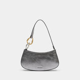 Ollie Shoulder Bag - Staud - Leather - Silver
