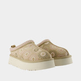 Tazz Sun Stitch Mules - UGG - Leather - Beige