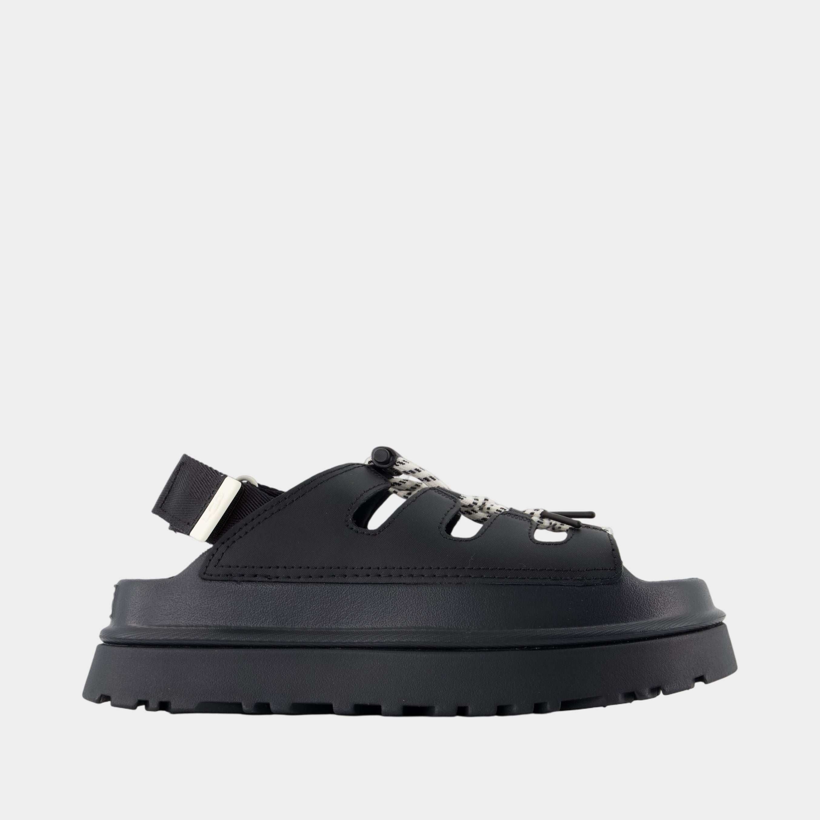 Goldenglow Toggle Sandals - UGG - Leather - Black