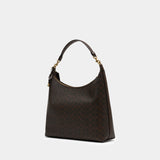 Signature Juliet 38 Shoulder Bag - Coach - Canvas - Brown