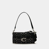 Signature C Tabby 26 Shoulder Bag - Coach - Leather - Black