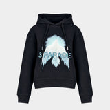 Aurora Dove Hoodie - 3.PARADIS - Cotton - Black