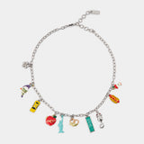 New York Charm Necklace - Marc Jacobs - Metal - Silver