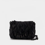 Charm-D Medium Shoulder Bag - DIESEL - Synthetic Leather - Black