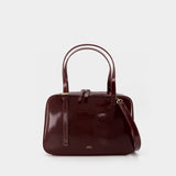 Virginie Box Purse - A.P.C. - Leather - Burgundy
