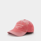 Cap - Acne Studios - Cotton - Red