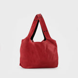 Rev Dot Shopper Bag - YOHJI YAMAMOTO - Leather - Burgundy