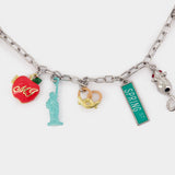 New York Charm Necklace - Marc Jacobs - Metal - Silver