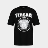 Medusa Rock T Shirt - Versace - Cotton - Black