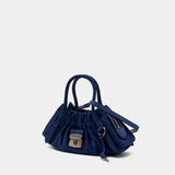 The Small Satchel Shopper Bag - Marc Jacobs - Leather - Blue