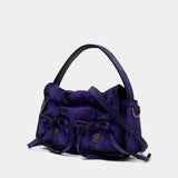 Multipocket Micro Bleached Purse - Acne Studios - Leather - Purple
