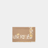 Floral Ekd Scarf - Burberry - Silk - Beige