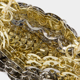 Nano Disc Shoulder Bag - Rabanne - Metal - Gold/Silver